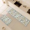 Tapetes de Piso de Cocina de Cuero, Absorbentes de Aceite, Sin Limpieza, para el Hogar, Resistentes a Manchas, Absorbentes de Agua, Tapetes Suaves Resistentes al Desgaste, Tapetes Largos Lavables
