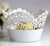Cross-Border copo de papel pavão bolo de flor borda de papel oco brilhante ouro pérola laço Zhejiang atacado