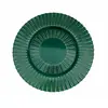 Ventas Directas de Fábrica Estilo Europeo Plato Grande de Cristal para Frutas Plato para Dulces de Sala de Estar Plato para Comida Occidental Estilo Creativo de Puntos