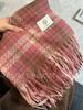 Chal Monocromático de Invierno de Felpa Liso Estilo Perezoso Color Sólido Mohair Grande de Lana Cálida Bufanda Estilo Estudiante Transfronterizo
