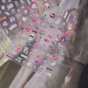 Adesivos de Unhas com Relevo Tomoni Estilo Ins Popular Sexy Doce Cool Adesivos de Unhas Pensamentos de Menina Acessórios de Nail Art