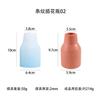 Molde de silicone para enfeite de vaso faça você mesmo, vaso de gesso, espelho criativo feito à mão, molde de cristal epóxi