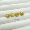 Hebilla de Disco Estilo Chino Perla Redonda Imitación Jade Soporte de Flor Metálico Botón Cheongsam Estilo Chino Hanfu Cárdigan Ropa Retro Hebilla Decorativa