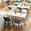 Restaurante Occidental Famoso de Internet Restaurante de Comida Rápida Mesa y Silla Mesa y Silla de Restaurante Comedor Comedor Mesa y Silla de Comedor Combinación de Mesa y Silla de Restaurante