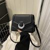 Bolsos para Mujer, Textura de Alta Gama, Cierre de Media Luna, Bolso Cuadrado Pequeño, Nuevo Bolso Bandolera de Hombro de Moda 2025, Bolso Versátil para Viajeras para Mujer