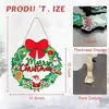 Colgante de letrero de madera para puerta de Navidad más vendido de Amazon, placa para fiestas y festividades, manualidad de decoración de letrero de pared