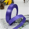 Cinta de Satén Colorida de 2.5 cm 91 m Cinta para Empaquetar Pasteles de Flores Cinta para Envolver Regalos con Bolsa de Tela Lazo para Manualidades