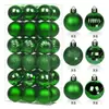 Amazon Transfronteiriço Conjunto de Bolas de Natal Galvanizadas de 3cm/4cm/6cm Suprimentos para Decoração de Árvore de Natal Bolas Penduradas