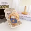 Conjunto de roupa de boneca Labubu vintage de barbearia, compatível com bonecas Labubu de 1ª, 2ª e 3ª geração, substituição de xale de Natal