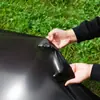 Película de Mulch Negro Agrícola Conservación de Calor y Retención de Humedad para Hortalizas Invernadero Película Delgada Engrosada Plantación Árboles Frutales Tela para Control de Malezas Frutalero Papel Plástico