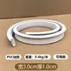 Tira de Borde Suave de PVC Autoadhesivo Pu Estilo Francés para Decoración de Puertas con Arco Curvo Borde de Pared de Fondo Estilo Europeo Línea de Yeso