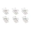 Conector sem Solda para Fita de LED Cob 8mm Conector de Fita de Luz Mini Fivela de Cristal Transparente Sem Sombreamento
