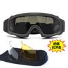 Gafas Tácticas a Prueba de Impactos, Gafas de Tiro a Prueba de Viento y Arena, Gafas Protectoras Cs para Actividades al Aire Libre en la Vida Real, Equipo Táctico