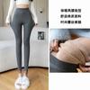 Nuevos Leggings de Algodón de Cintura Alta Invierno Lana de Cordero Engrosados Cálidos Pantalones Cortos de Encaje Talla Grande 100 kg Ropa de Abrigo Pantalones para Mujer
