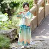Traje Estilo Chino Dinastía Han para Niños y Niñas Primavera y Otoño 2025 Nuevo Estilo Chino Estilo Antiguo Traje Tang Ropa de Presentación para Niños de Edad Media y Mayores