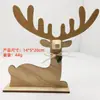 Decoración Navideña Alce Nórdico de Madera Adornos de Escritorio Accesorios para Exhibición de Fotos Decoraciones Navideñas Regalos