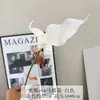 Flor artificial de alta gama de un solo tallo EVA doble pétalo Lirio de Calas estilo silvestre decoración de arreglo floral de boda flor artificial materiales florales de comercio exterior