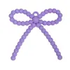 Acrílico Cor Doce Laço Torcido DIY Colar Brincos Pingente Versátil Materiais Artesanais Pequenos Acessórios Atacado
