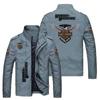 Jaqueta com Logo de Carro 2024 Casual Exportação Europeia e Americana Esportiva Piloto Uniforme de Baseball Casual Tamanho Grande Tendência da Moda Roupa Masculina