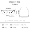 Armazón de Gafas de Negocio de Titanio Puro Sh0070 Moderno Marco Grande para Hombre Bicolor Galvanizado Armazón de Gafas Venta Directa desde Fábrica de Shenzhen