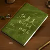 Caderno Retrô de Papel Dupont de Alta Qualidade A5 Capa de Couro Macio Diário de Mão Simples Espesso Bloco de Notas para Escritório