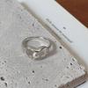 Anillo de Perlas de Plata Esterlina S925 Diseño Nicho para Mujer Lujo Accesible de Alta Gama Exquisito Anillo de Moda de Celebridad de Internet Tendencia Dedo Índice