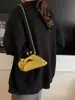 Bolso Cruzado de Hombro Único con Textura Nueva 2025 Bolso de Noche de Moda Europeo y Americano Bolso de Cadena con Forma de Mango Acrílico