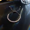 Pulsera de diamantes completos Super Flash con trémolo de moda ins diseño para mujer temperamento moda joyería de mano extraíble venta al por mayor