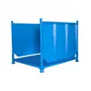 Fabricante de Porta-Paletes Dobráveis Empilháveis Feitos Sob Medida com Chapas de Ferro, Gaiolas de Tecido de Aço, Porta-Bobinas, Porta-Paletes Empilháveis para Empilhadeira de Alta Resistência