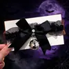 Faixa de Cabelo com Orelhas de Gato para Halloween Faixa Escura de Pelúcia Atmosfera de Foto de Festa Adereço de Fantasia