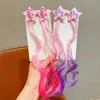 Peruca Trançada Infantil, Ferramenta de Penteado para Meninas, Presilha Lateral Gradiente My Little Pony para Bebê, Acessórios de Cabelo Fofos para Meninas Pequenas