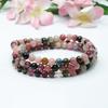 Pulseira de Turmalina Natural Guan Yu Contas de Cristal Doce Pedras Preciosas Coloridas Joias Atacado de Fábrica Dropshipping S3010910