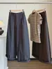 Pantalones Anchos de Cintura Alta Estilo Coreano Relajado para Mujer, Adelgazantes, Sueltos, Versátiles, Tipo Globo Casual Largos, Novedad Otoño 2026