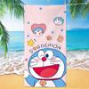 Toalha de praia infantil universal de microfibra de desenho animado Doraemon novo e fofo para comércio exterior transfronteiriço