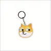 Chaveiro de Acrílico Pingente de Emoticon Desenho Animado Criativo Ornamento para Mochila de Estudante Presente Engraçado Interessante