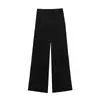 Conjunto Informal de Moda para Mujer de Estilo Europeo y Americano, Comercio Exterior Transfronterizo, Listo para Enviar: Chaleco Asimétrico + Pantalones de Pierna Ancha Plisados