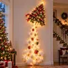 Nuevo producto transfronterizo: Decoración Espiral de Estrella de Navidad, una lámpara de pared artesanal de madera para la temporada navideña