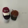 Gorra de Béisbol Infantil con Bordado de Letras y Bloques de Color, Gorra de Moda para Primavera/Otoño para Niños