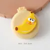 Peine Plegable de Bolsa de Aire de Dibujos Animados Peine de Masaje Lindo Peine con Espejo Integrado Peine Portátil Mini con Cojín de Aire Peine de Peluquería Venta al por Mayor