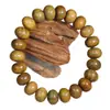 Ébano Verde Sândalo Exquisite Contas de Ábaco Brinquedos Contas Budistas Pulseiras Contas Irregulares Contas de Madeira Pulseiras de Madeira Homens Mulheres Brinquedo Fios de Contas