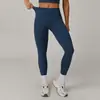 Pantalones de Yoga Sin Costuras Invisibles para Mujer Cintura Alta Control de Abdomen Moldeador Glúteos de Melocotón Entrenamiento Profesional Fitness Ajustados Largos