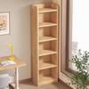 Librero de Madera Maciza Pura Estante de Almacenamiento de Pie Gabinete de Pared Integrado Gabinete de Almacenamiento Librero de Almacenamiento para Hogar de Niños Estudiantes