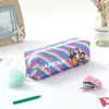 Grupo de Chicas Cazadoras Transfronterizas En Stock Estuche Arcoíris Brillante Estuche Brillante Papelería para Estudiantes Almacenamiento Bolsita para Lápices