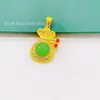 Fornecimento para Live Streaming de Pingentes de Saco da Sorte Estilo Chinês com Charms de Saco de Dinheiro Microincrustados, Joias para Clavícula Atacado