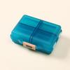 Caja de medicamentos portátil de compartimento puntual transfronterizo, caja de almacenamiento sellada para cápsulas de pastillas de una semana, caja de medicamentos de 8 compartimentos, caja de almacenamiento