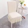 Funda de silla universal para cuatro estaciones para uso en el hogar, respaldo antideslizante todo en uno, funda de silla de comedor integrada, elástica y engrosada