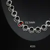 Accesorios de Cadena Metálica para Joyería, Cadena Doble Capa Ensamblada a Mano, Cadena Cruzada para Bolso, Cadena en Forma de O, Cadena de Perlas, Cadena de Collar