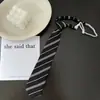 Corbata JK a rayas Accesorios para camisa de mujer Estilo académico Estilo coreano DK para hombre Sin nudo de corbata Informal Estilo japonés Uniforme escolar para estudiantes