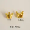 Suministrado directamente por el fabricante: Accesorios para Joyería DIY de Oro Arena Vietnamita, Tetera de Trébol de Cuatro Hojas, Conejo Lindo Personalizado, Venta al por Mayor de Joyería Pequeña de Yiwu