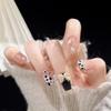 Novo adesivo de unha para arte de unhas com flash de diamante pérola, laço de diamante, laticínio, reutilizável, atacado